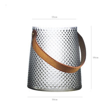 Load image into Gallery viewer, Style Vase with leather strap
